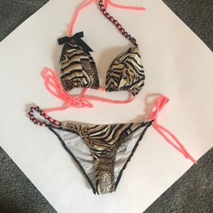 The Label Swimwear Scrunch Butt Bikini Small
